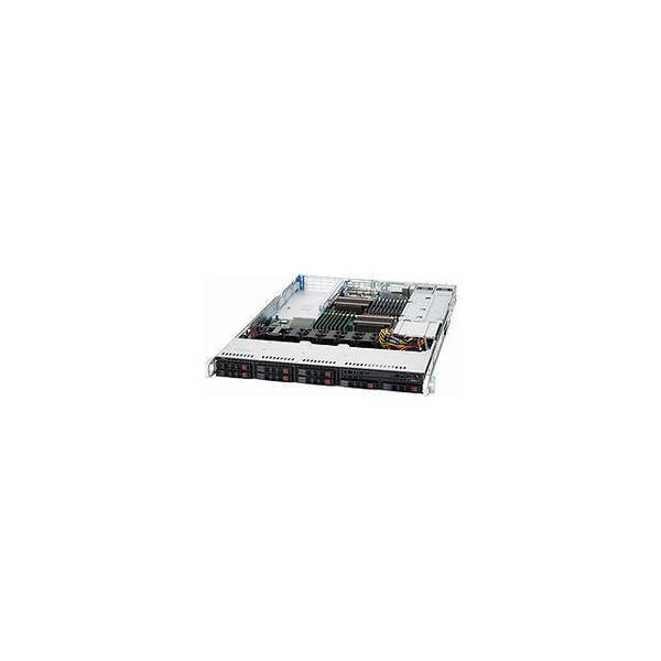 SuperServer Dual LGA1366 700W 1U Rackmount Server BareboneSystem, Supermicro, Mfr#: SYS-1026T-URF4+